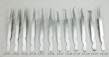 Eyelash Tweezers with Design for Soft Grip